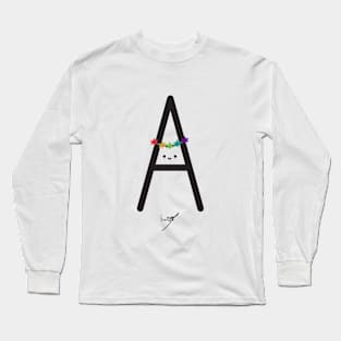 Alphabet Letter A Long Sleeve T-Shirt